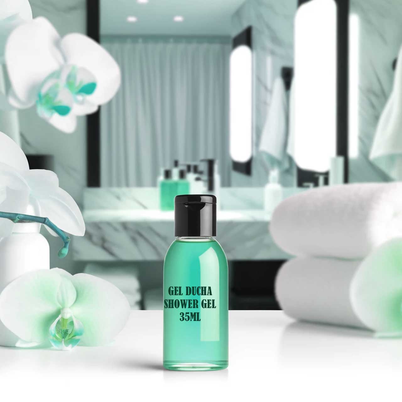 Botellas de Gel de Ducha Hotel