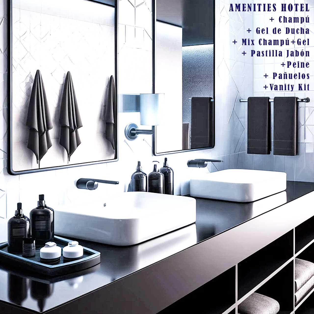 Amplio cat�logo de amenities