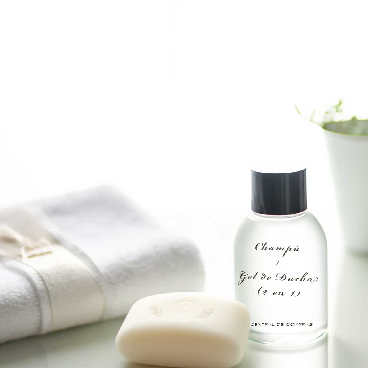 Champ� y Gel (amenities 2 en 1)