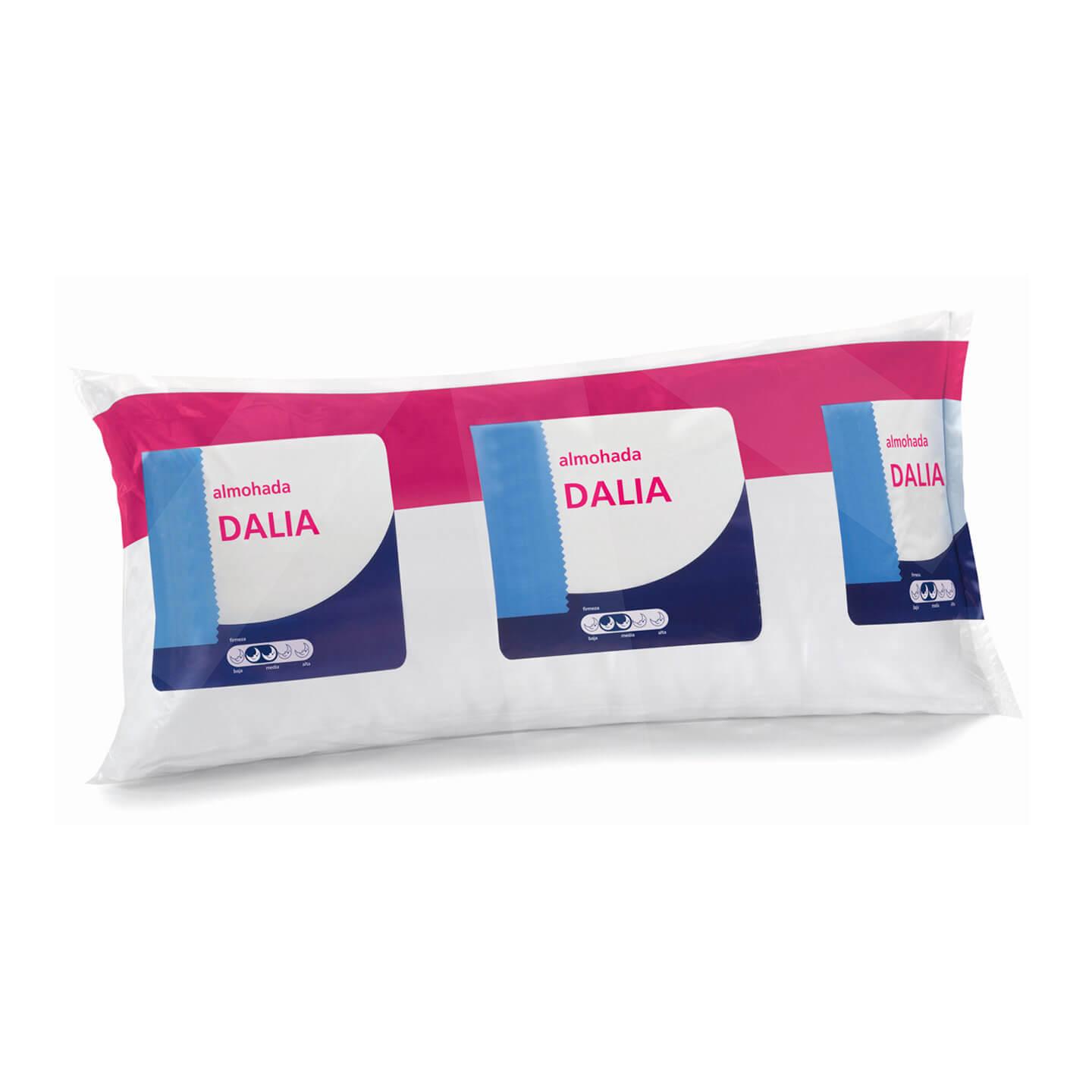 Almohada de fibra Eco; packaging