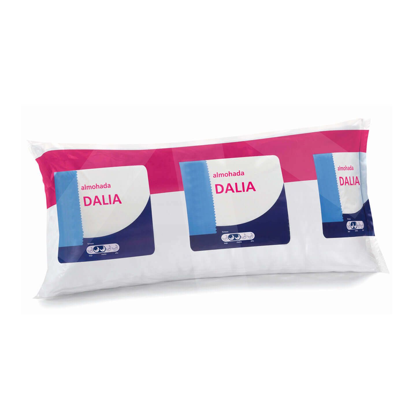 Almohada de fibra Eco; packaging