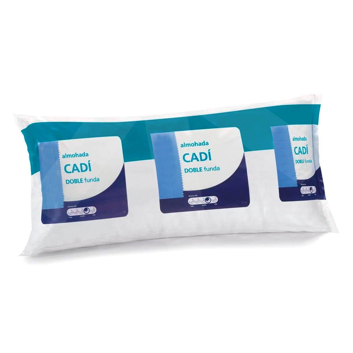 Almohada de fibra Premium; packaging