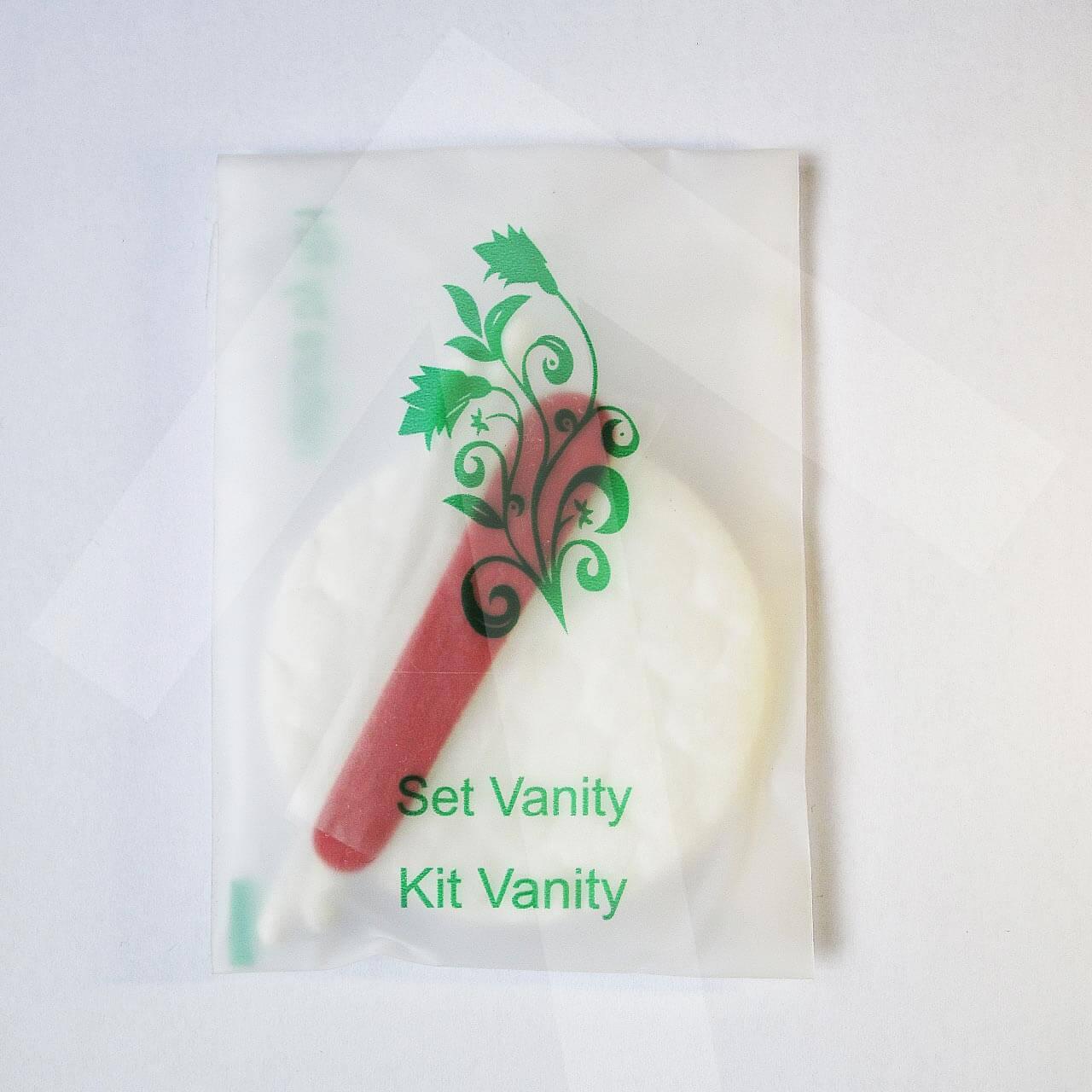 Amenities Economy; kit vanity (bolsa eco soft)