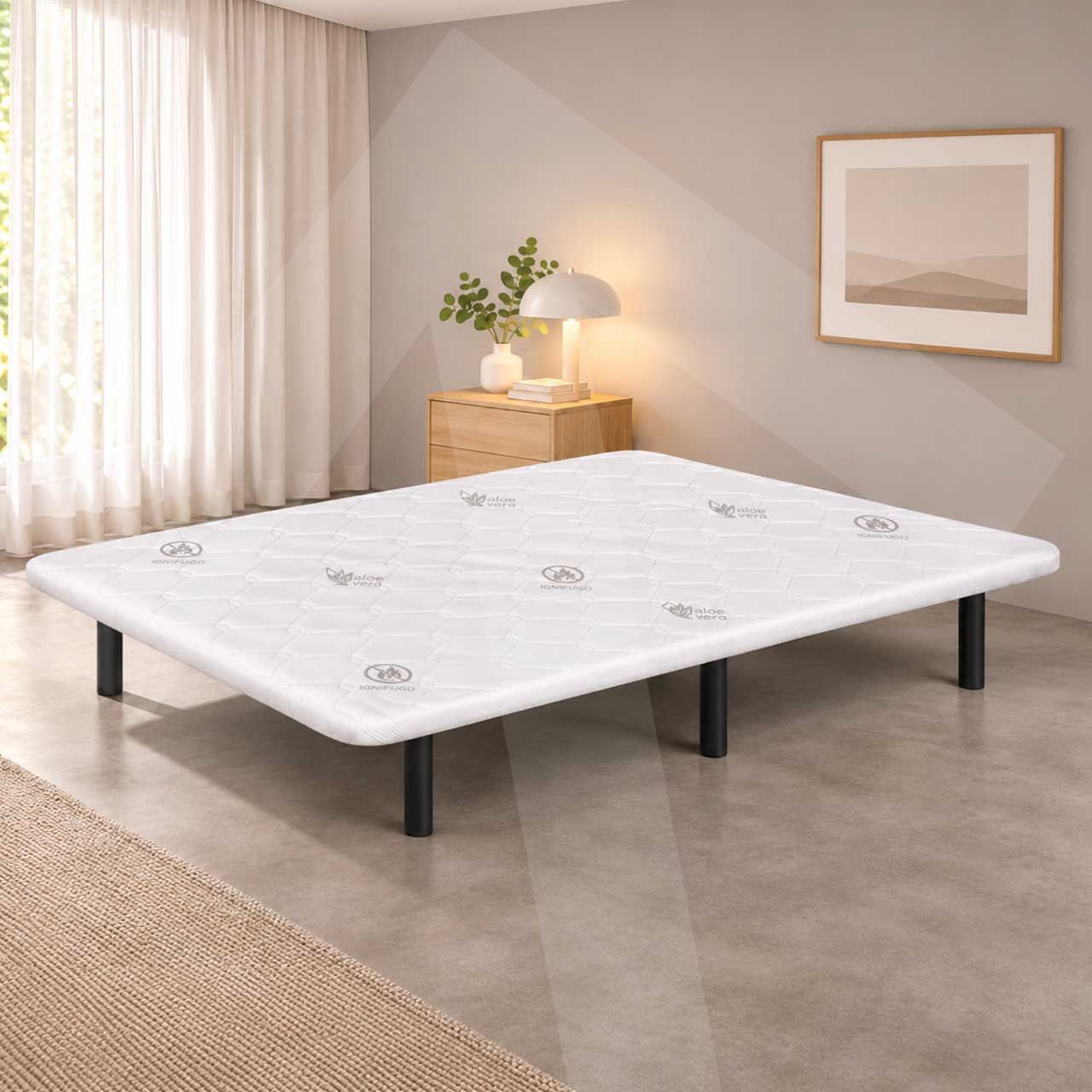 Base tapizada ign�fuga; foto ambiente