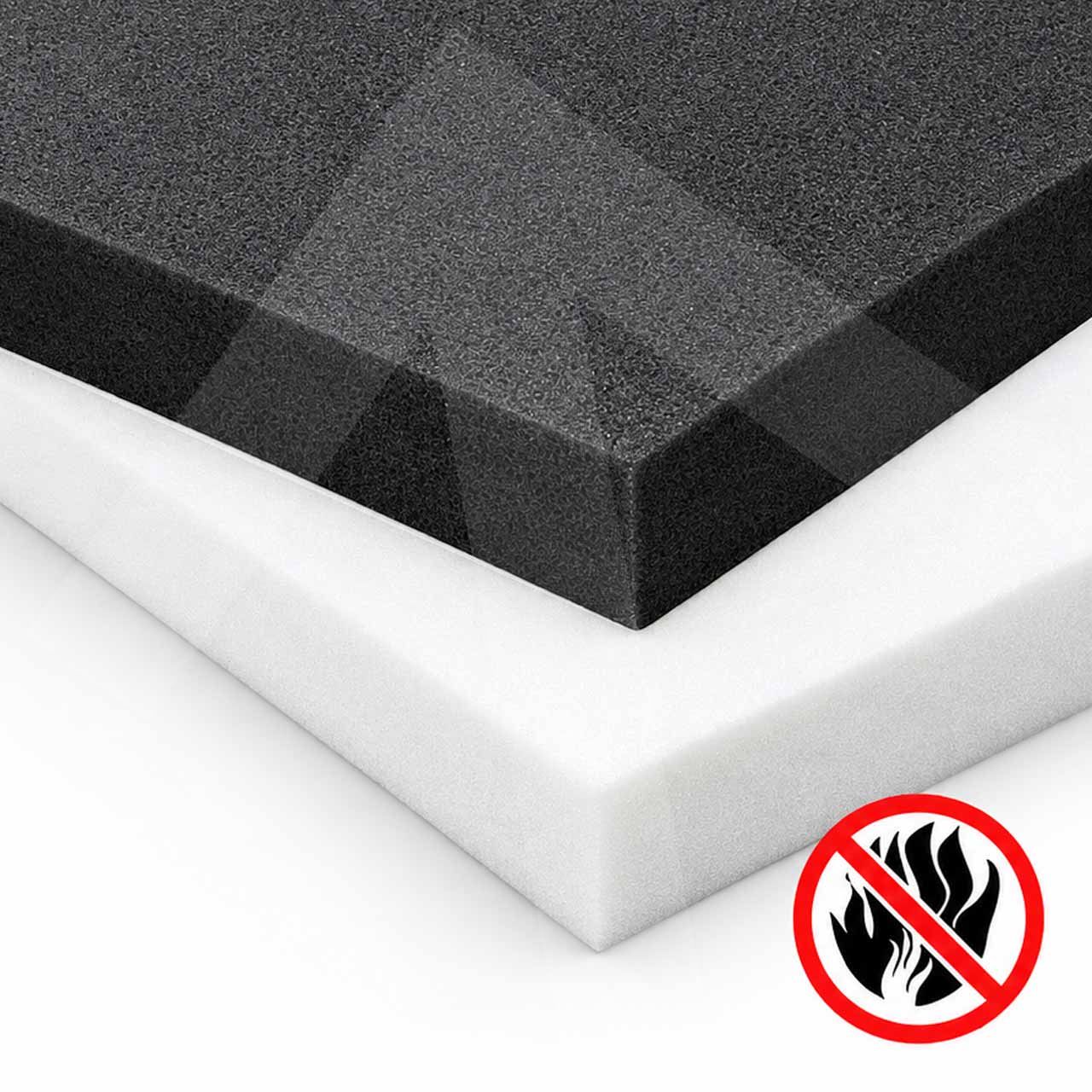 Bloque de espuma ign�fuga Basic; colores poliuretano