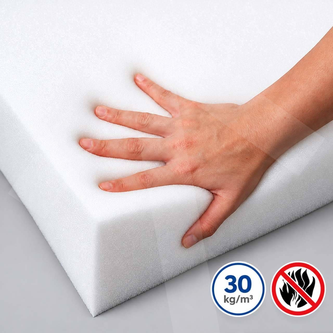 Bloque de espuma ign�fuga Premium; poliuretano 30kg/m�