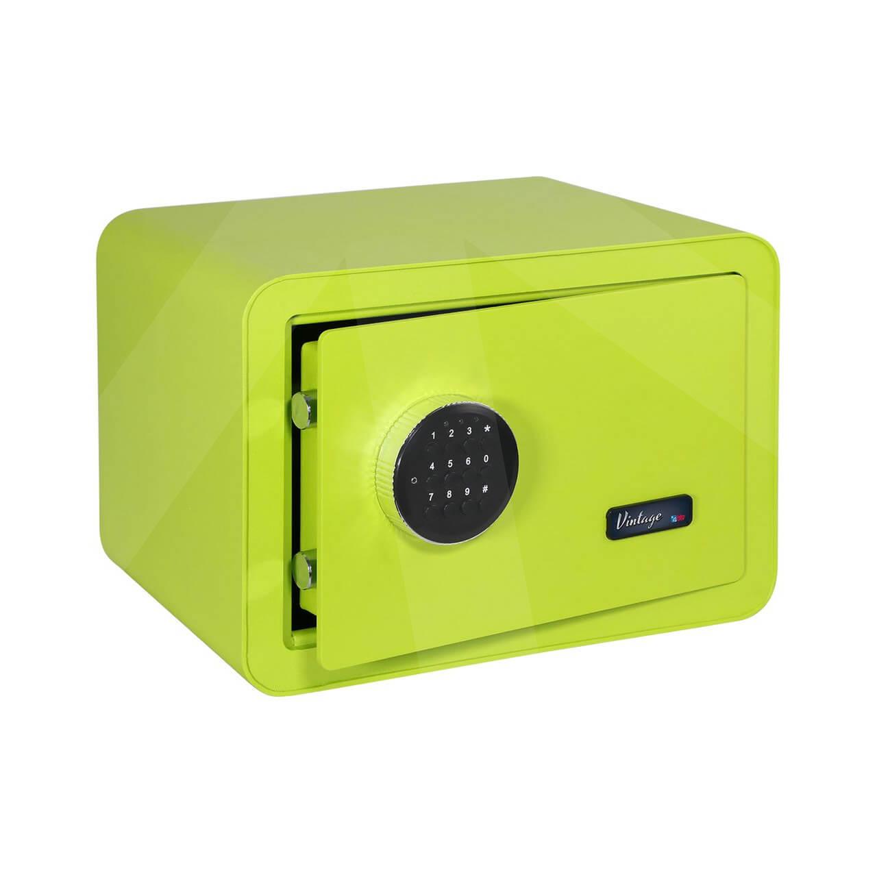 Caja fuerte Vintage; color verde