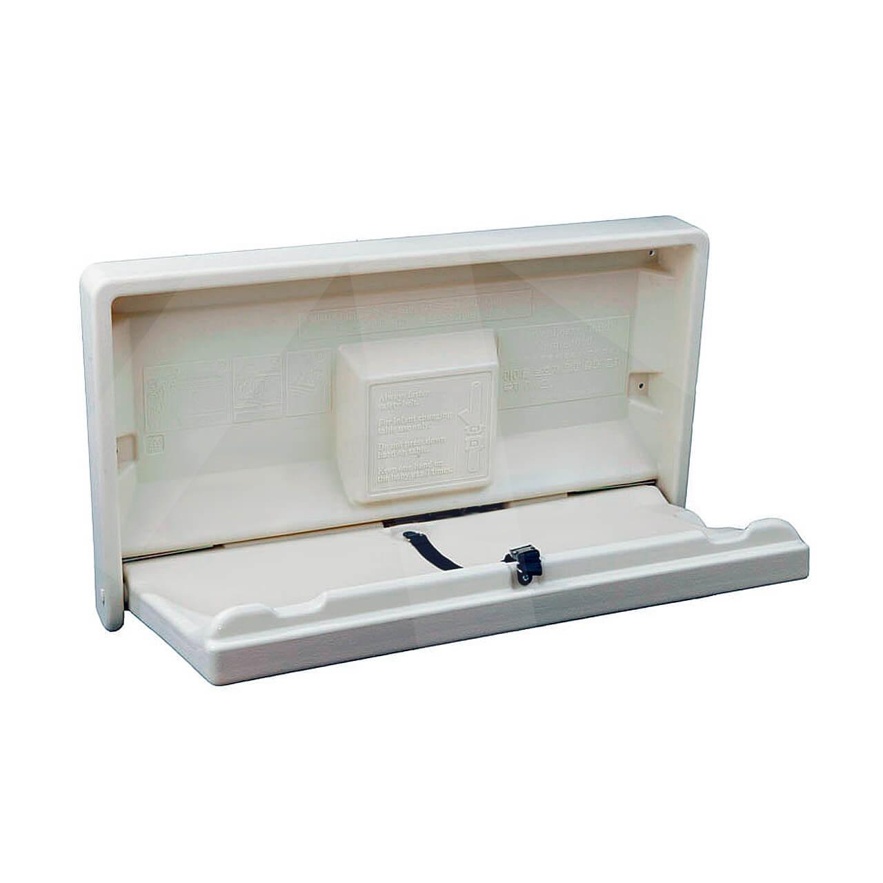 Cambiador de paales horizontal; apertura horizontal