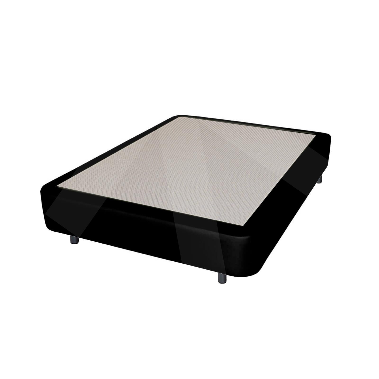 Canap fijo Basic tapizado; polipiel negro