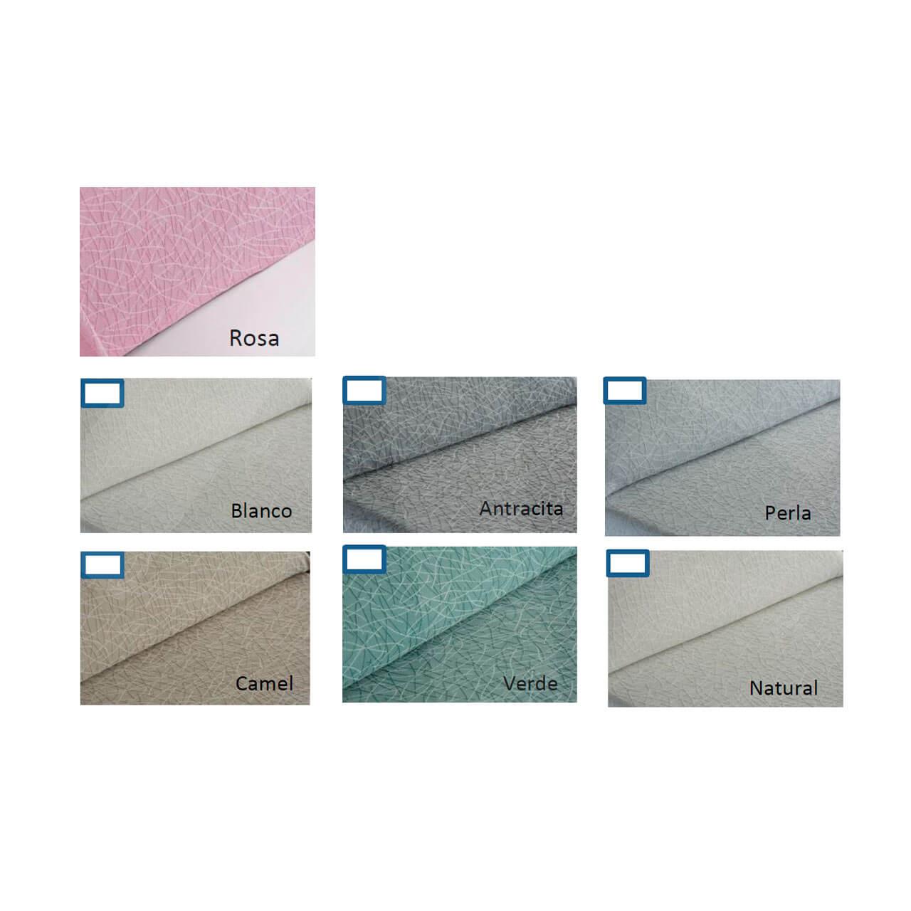 Colcha Burgos; colores disponibles