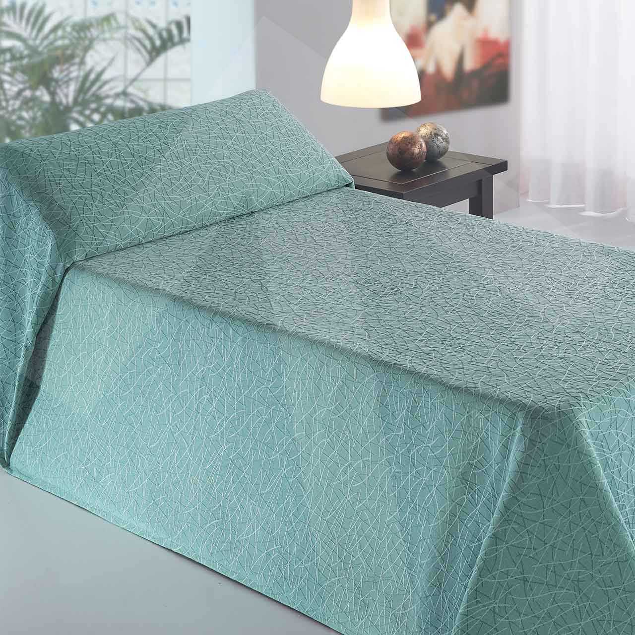 Colcha Burgos; color verde