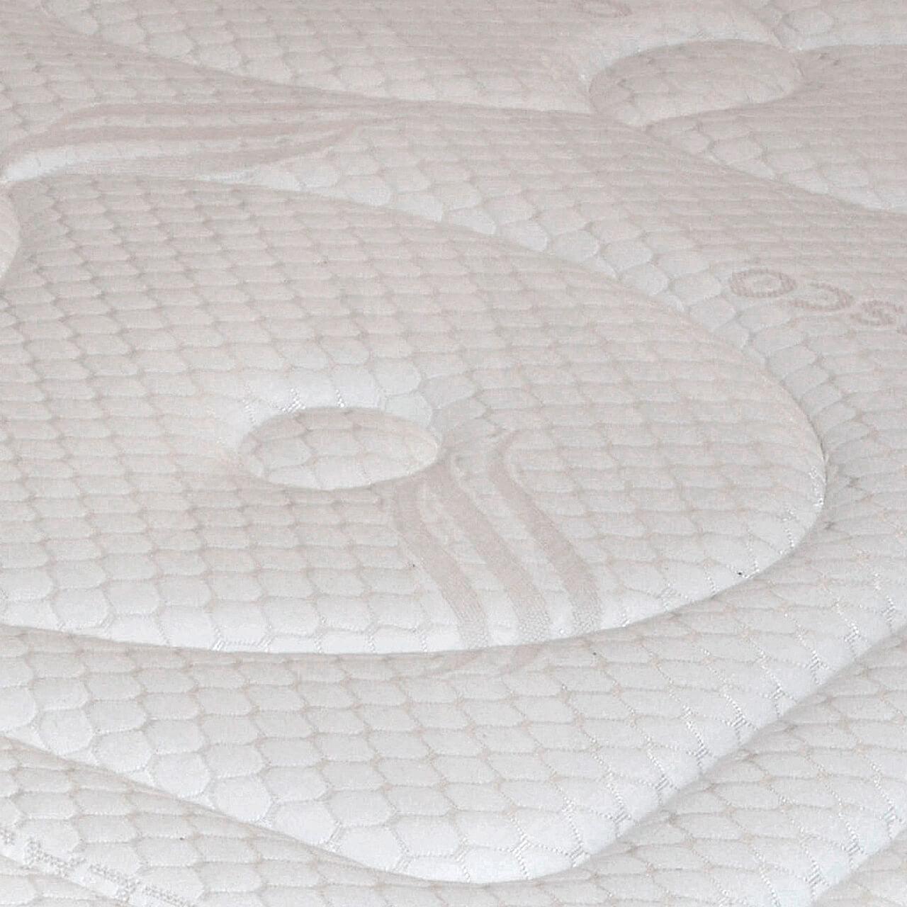 Colchn de muelles lite; detalle del tapizado