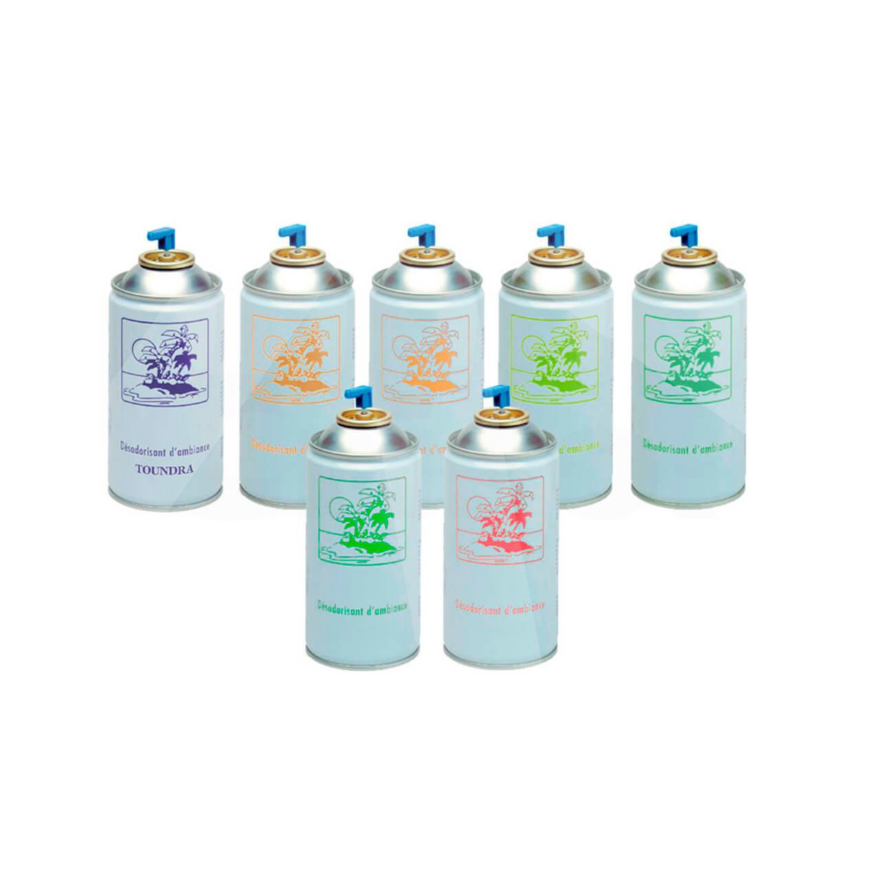 Difusor ambiental Amarillys; muestra de recargas