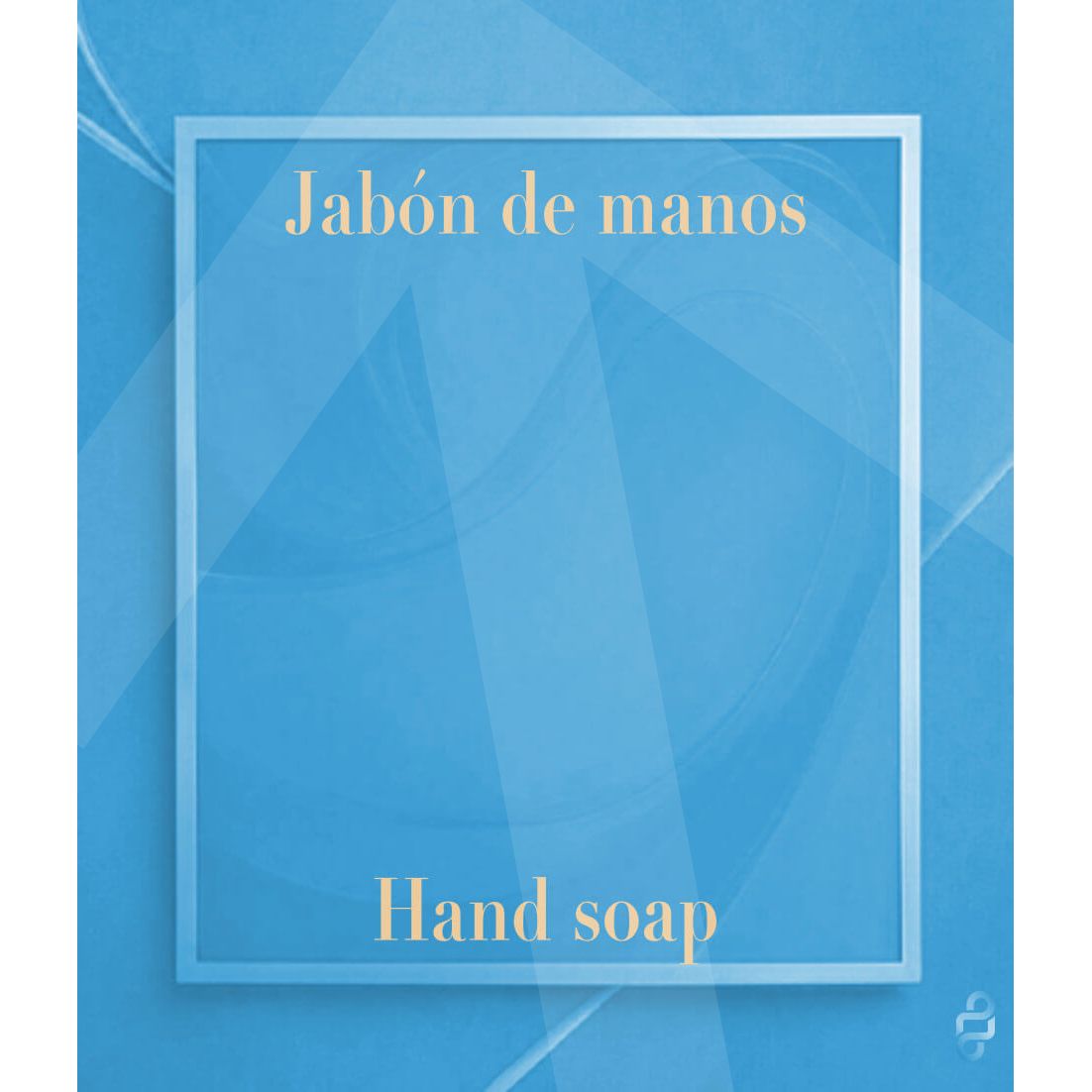 Dispensador rellenable Economy; etiqueta jab�n de manos