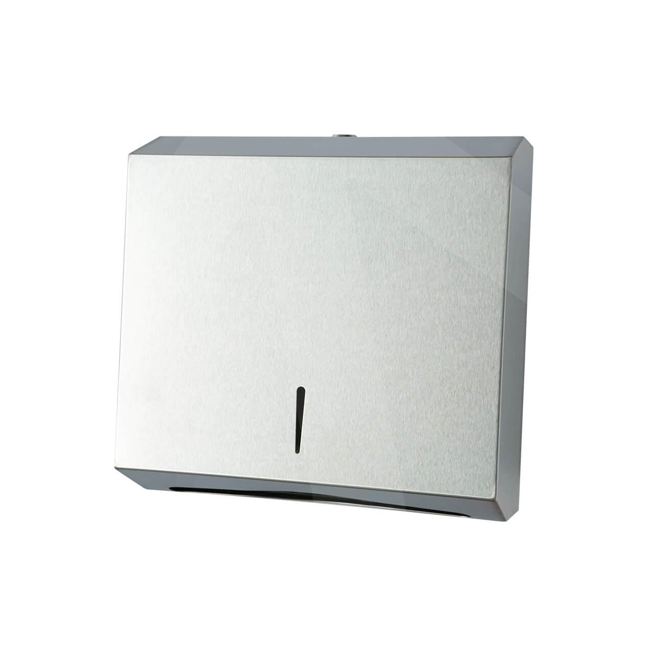 Dispensador zig-zag Eco acero; acabado satinado