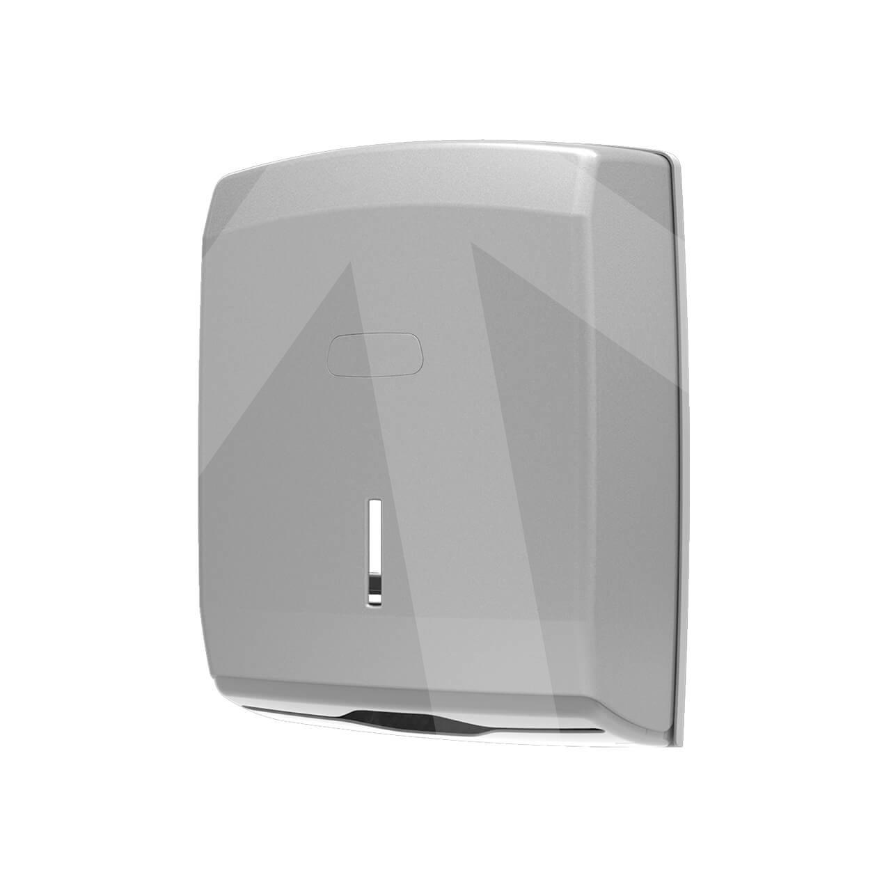 Dispensador toallas zig-zag Lite; acabado gris