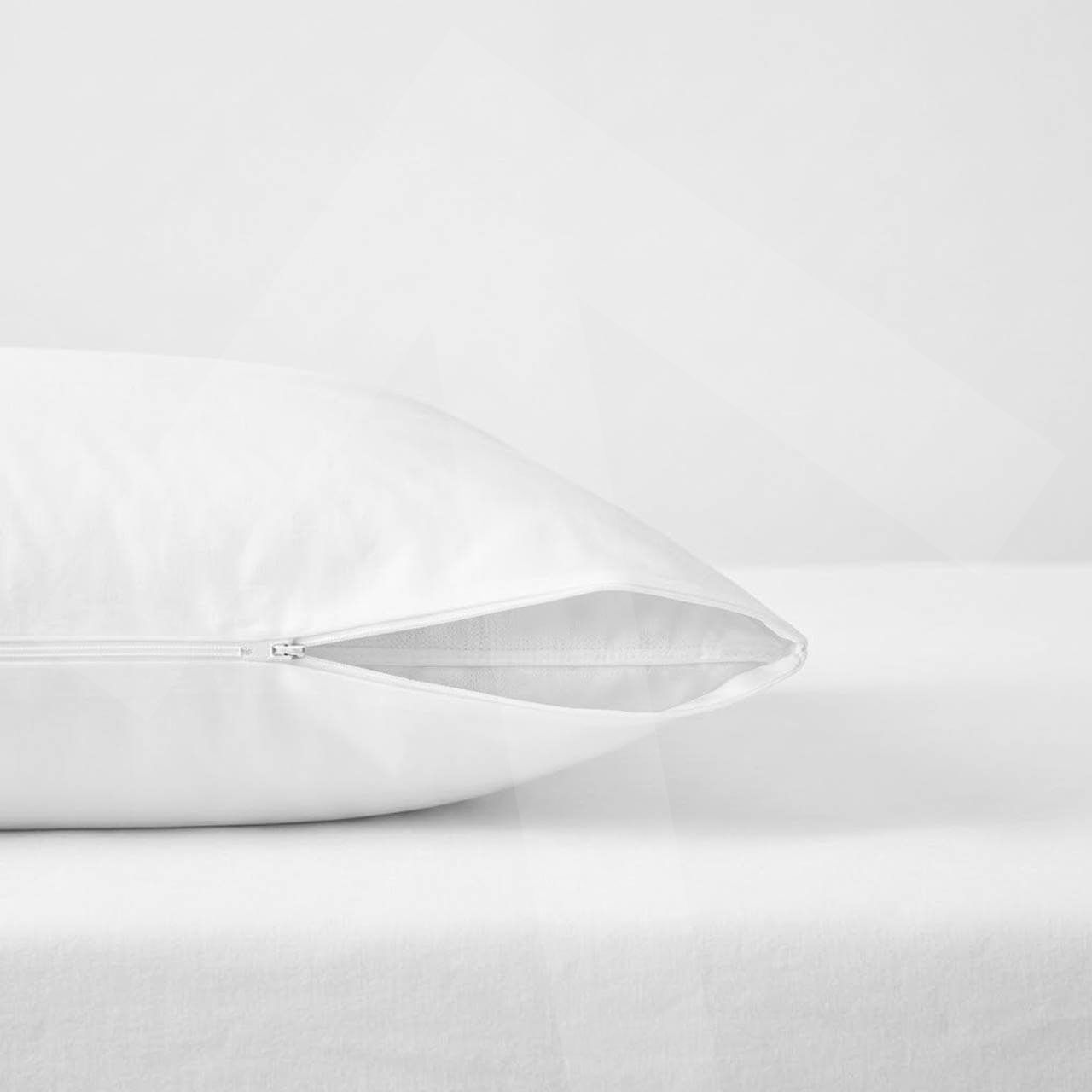 Funda de almohada Eco cremallera; algod�n / poli�ster