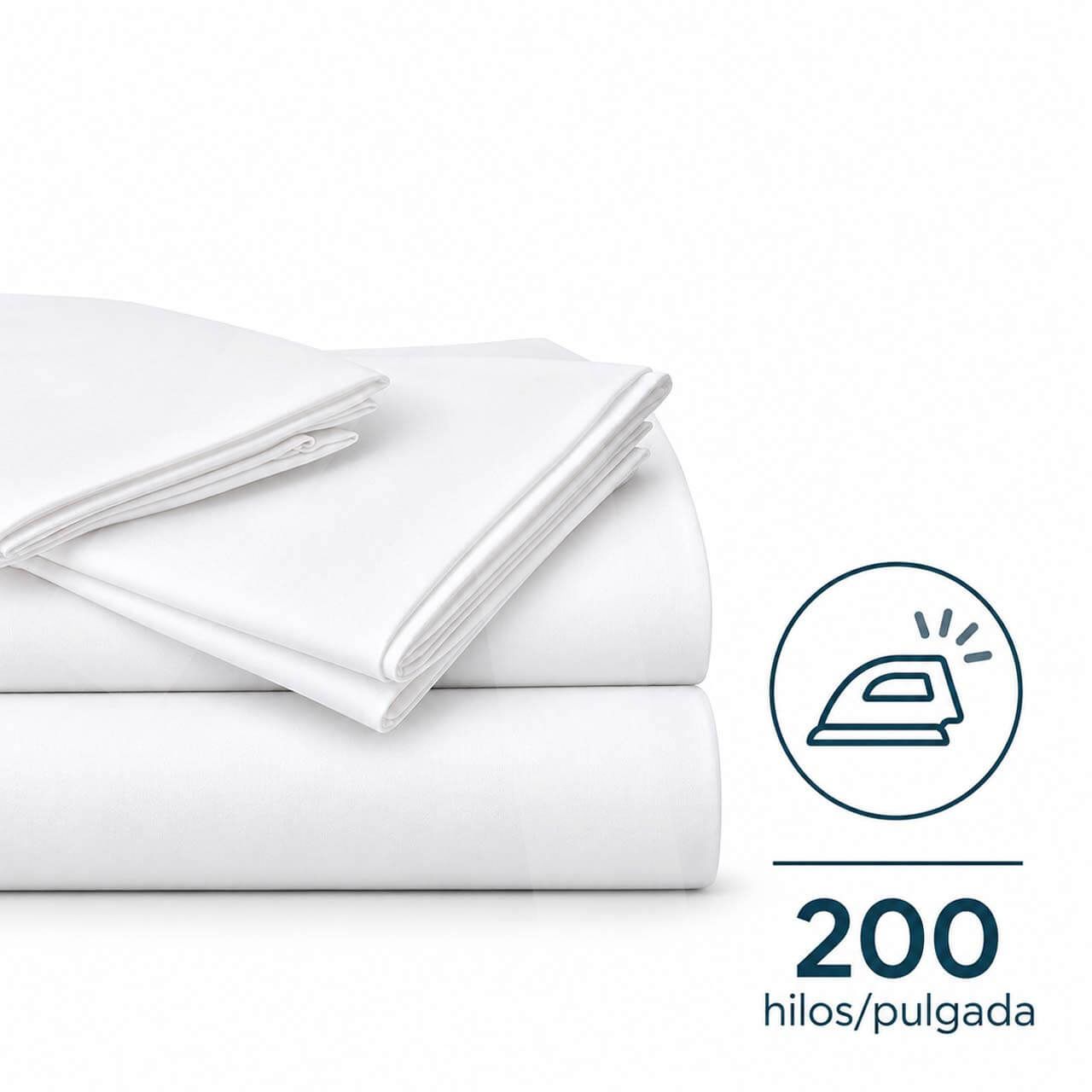 Funda de almohada Premium 200 hilos; f�cil planchado