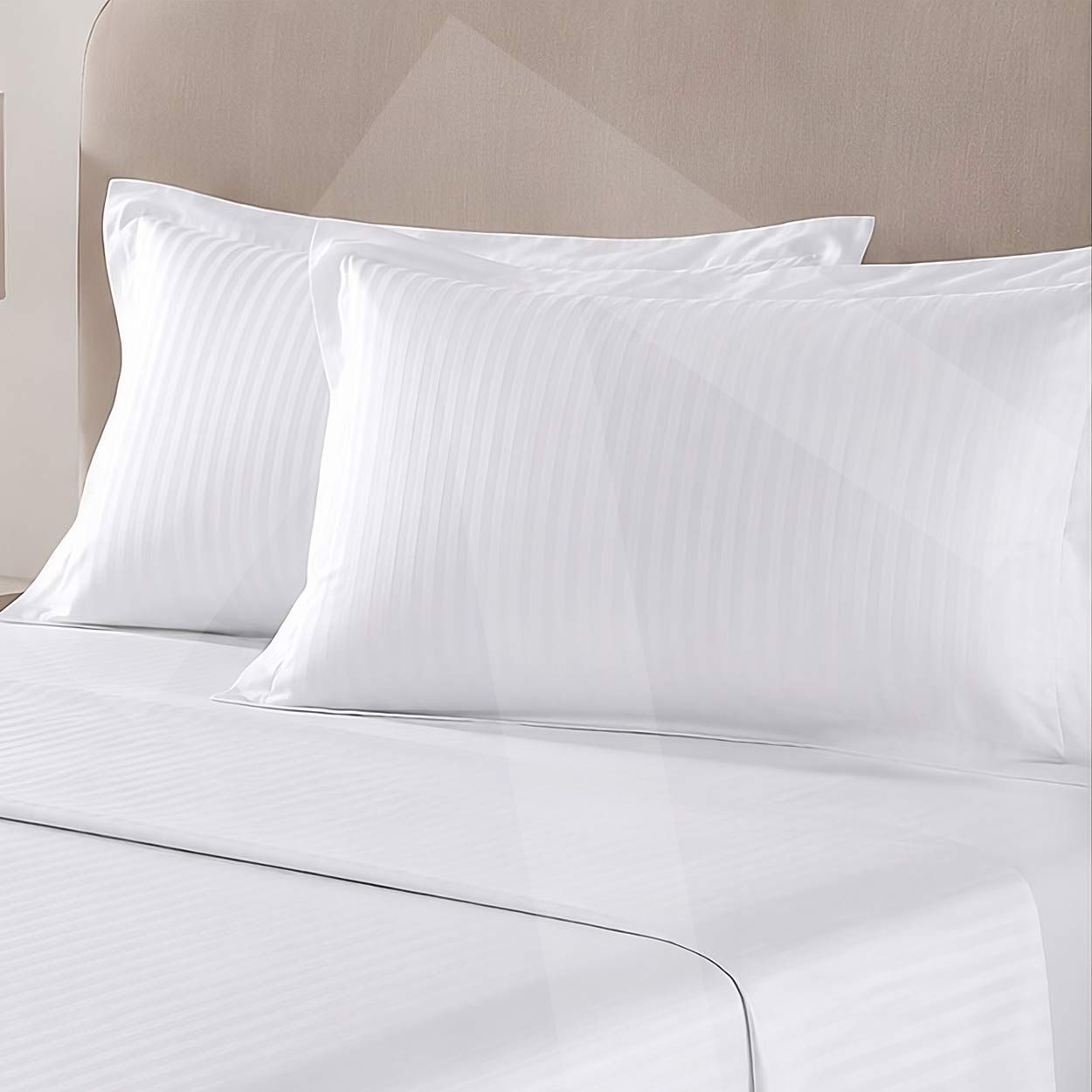 Funda de almohada Ultimate listada 226 hilos; detalle