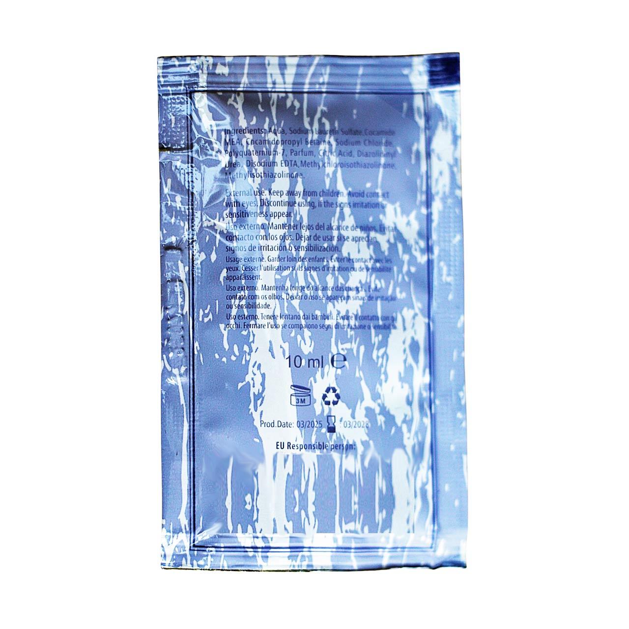 Gel de Ducha Hoteles 10ml (Sobre); reverso