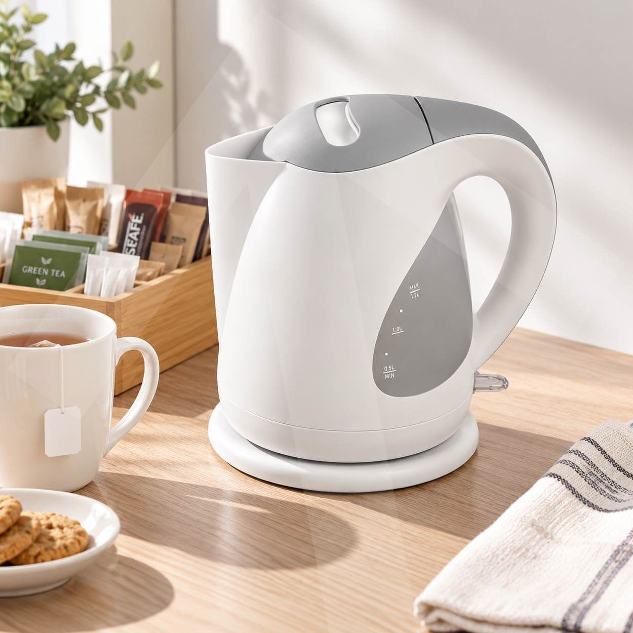 Hervidor calentador Oasis; interruptor autom�tico de desconexi�n