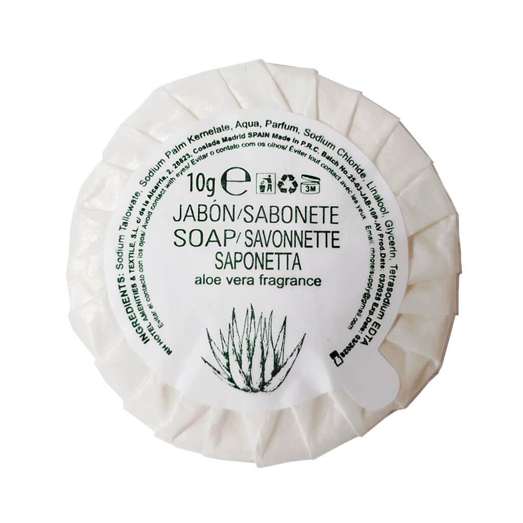 Jaboncitos Hotel 10g (Pastilla); envoltorio papel plisado