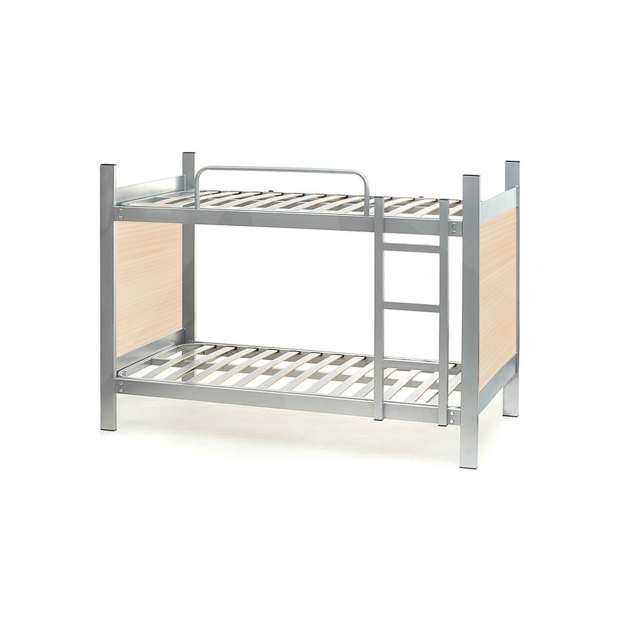 Litera albergue; con paneles haya / haya