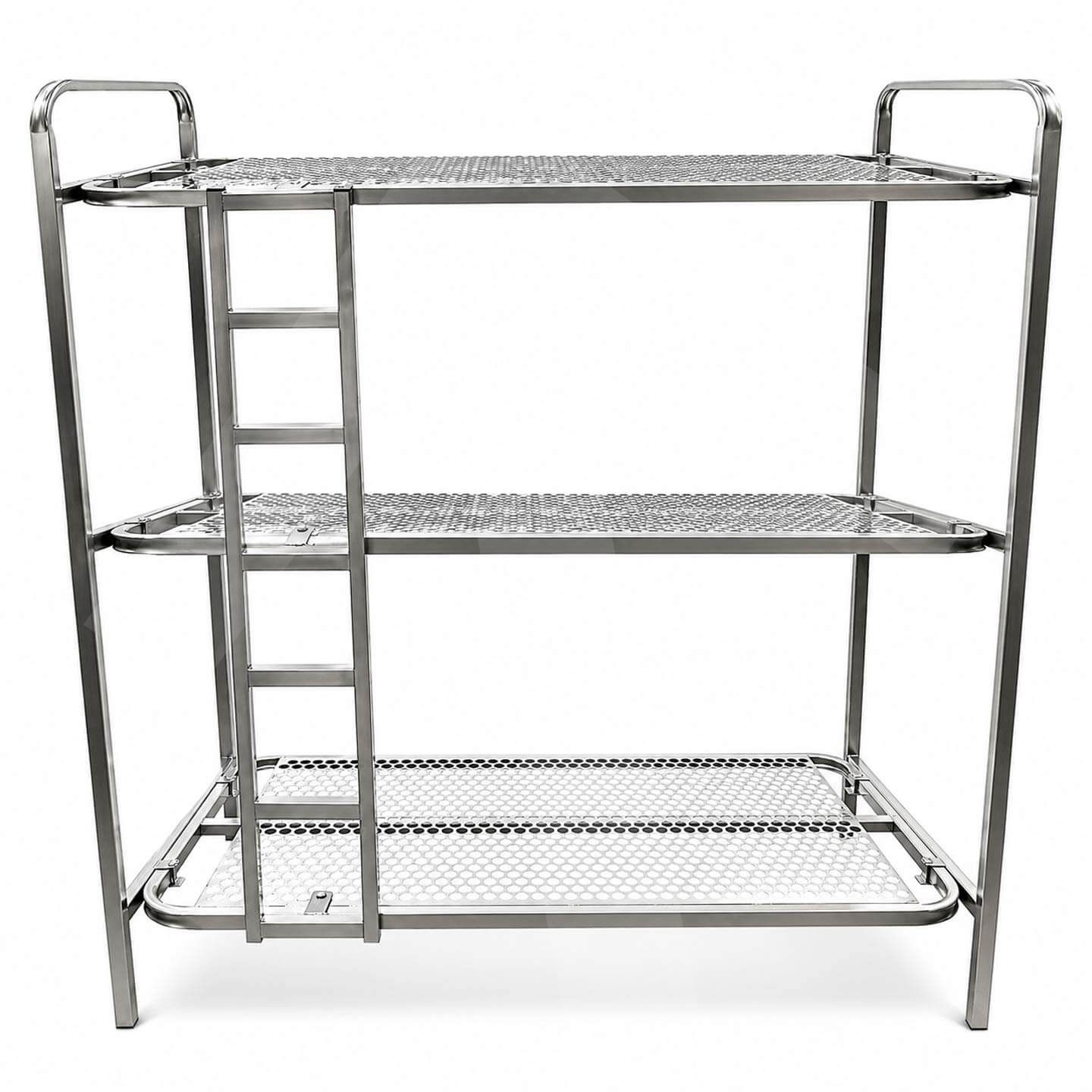 Litera triple antivand�lica Eco; Plata (RAL 9006)