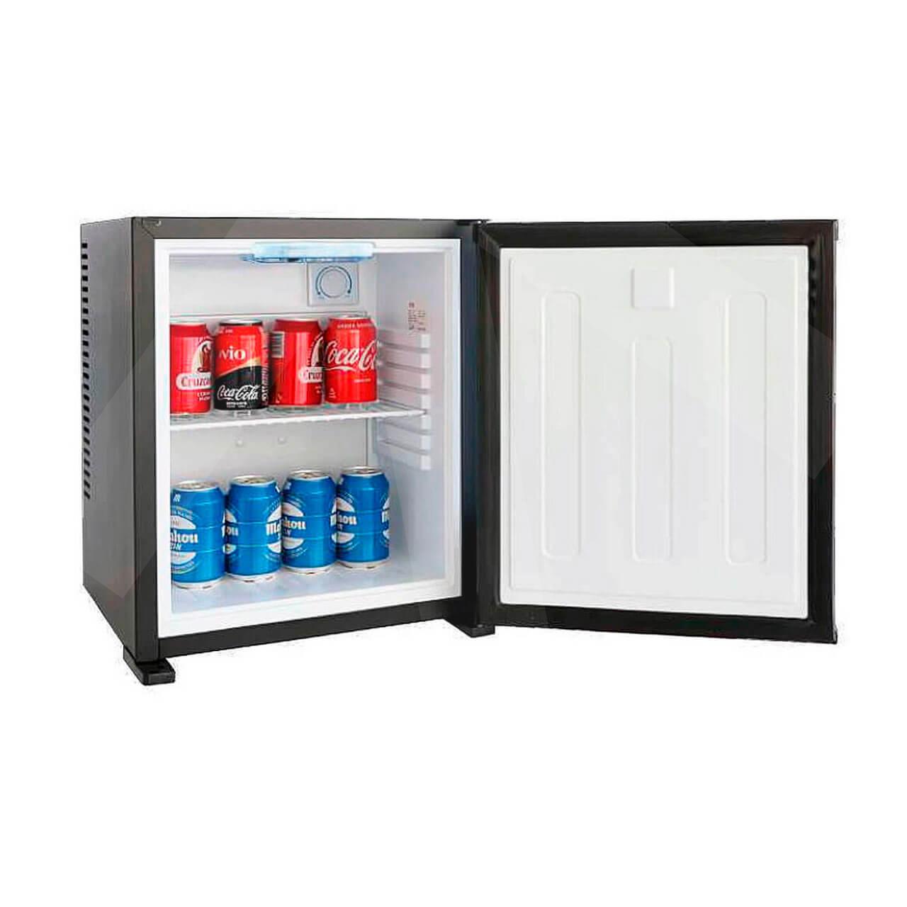 Minibar Termo Absorcin 40L; puerta abierta