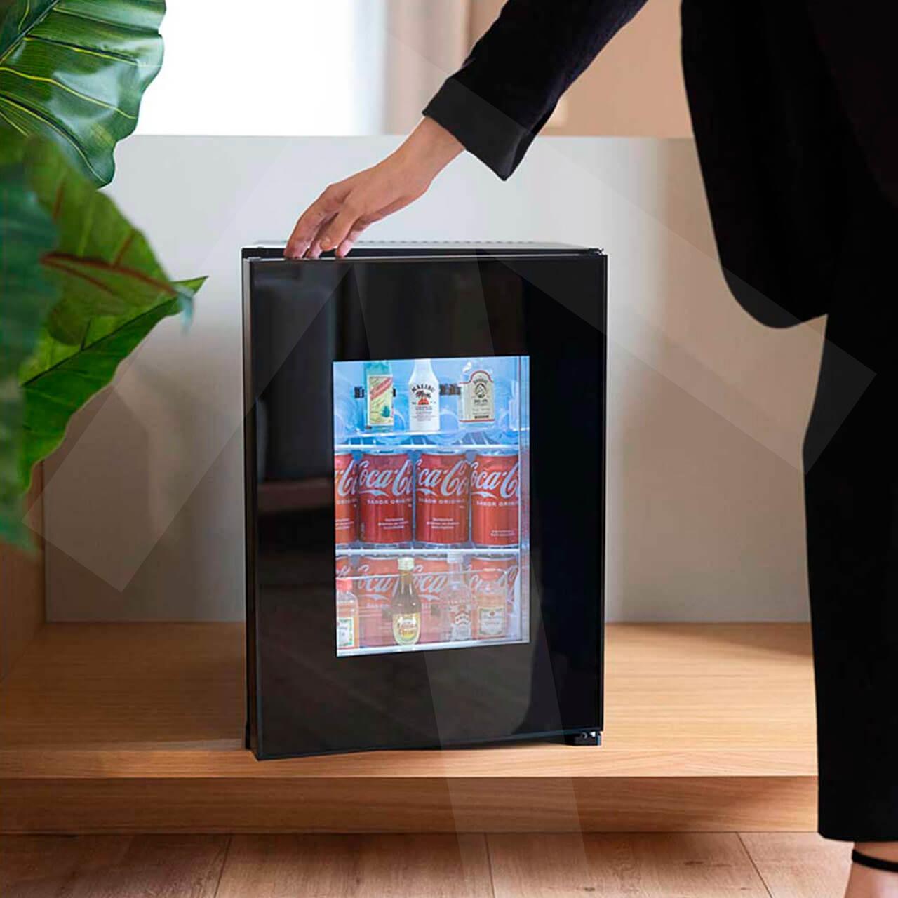 Minibar Termo Absorcin Nature; detalle puerta