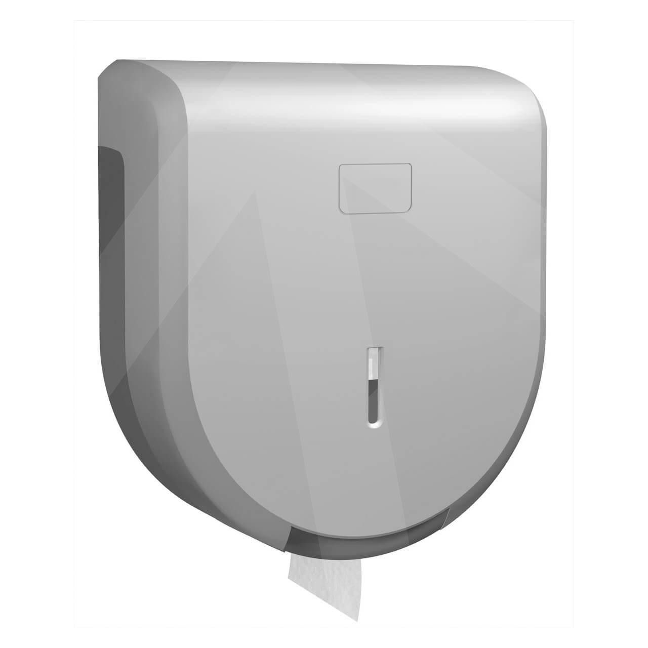 Portarrollos papel higienico Eco; acabado plata