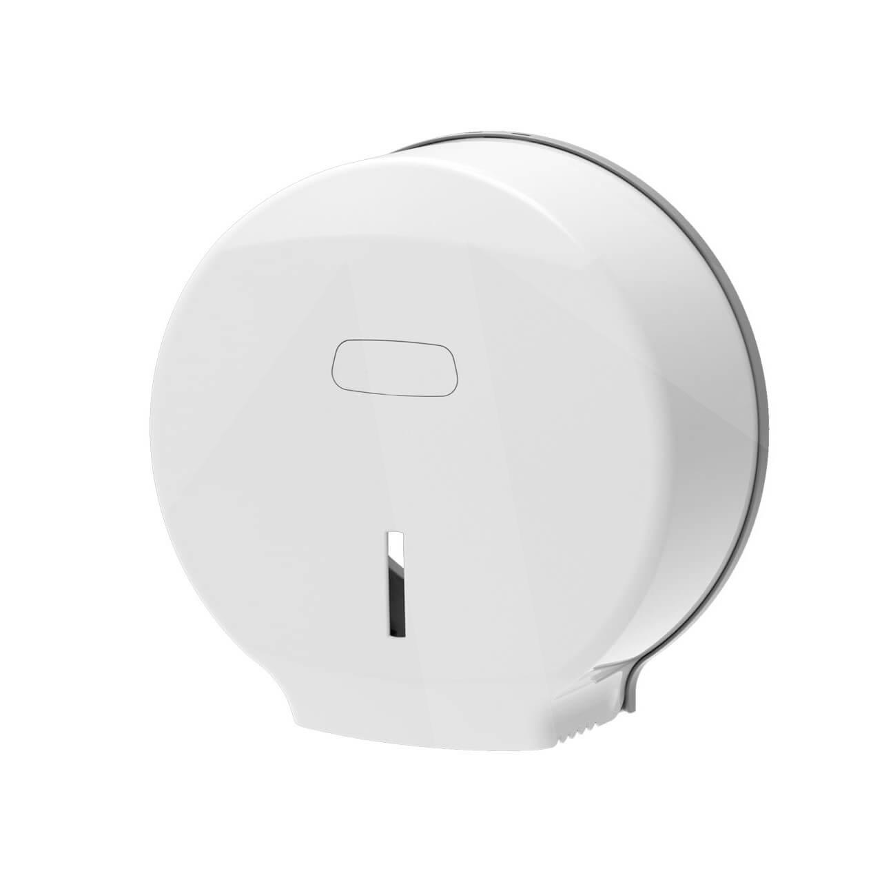 Portarrollos papel higienico Lite; acabado blanco / gris