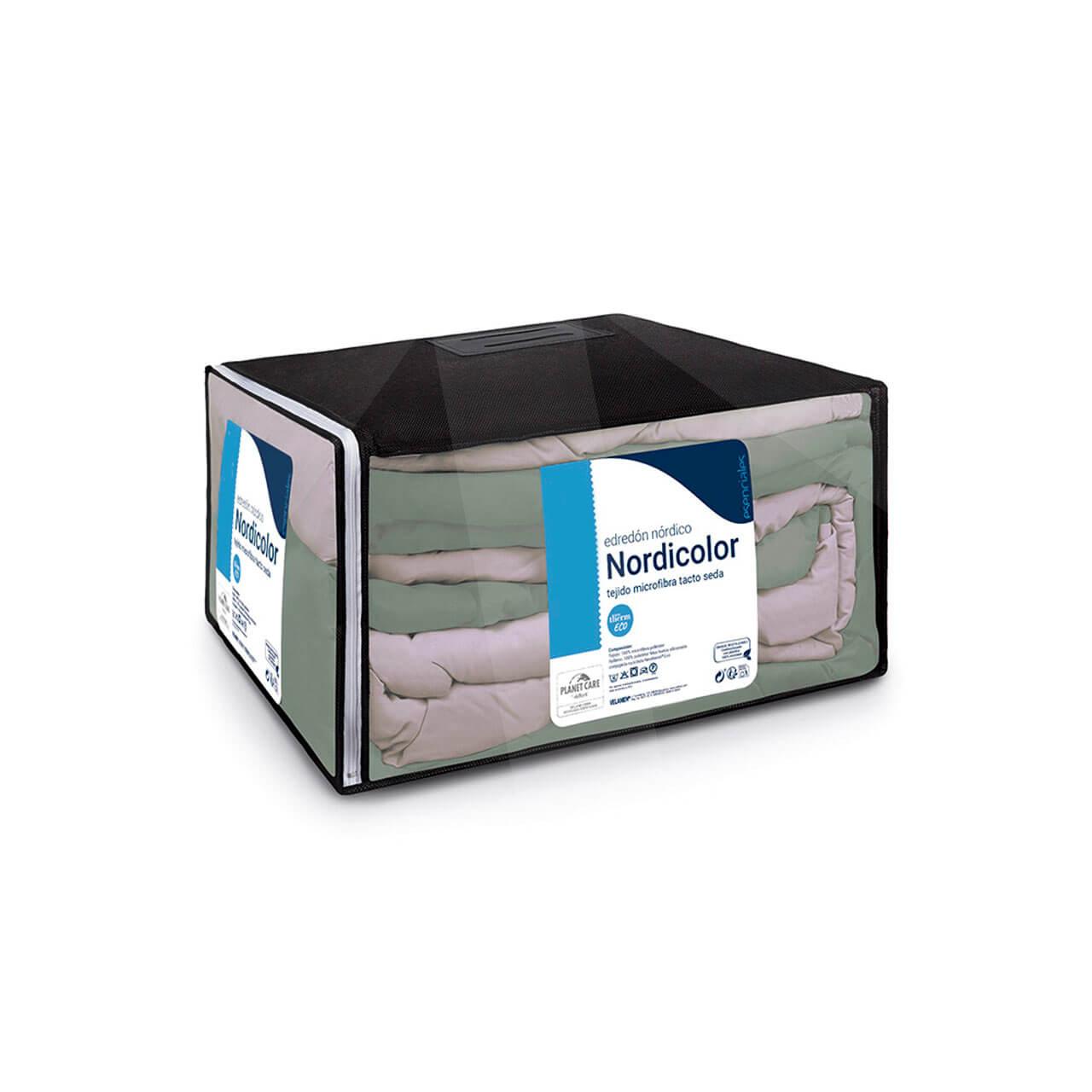 Relleno nrdico Basic Bicolor; verde / cuerda