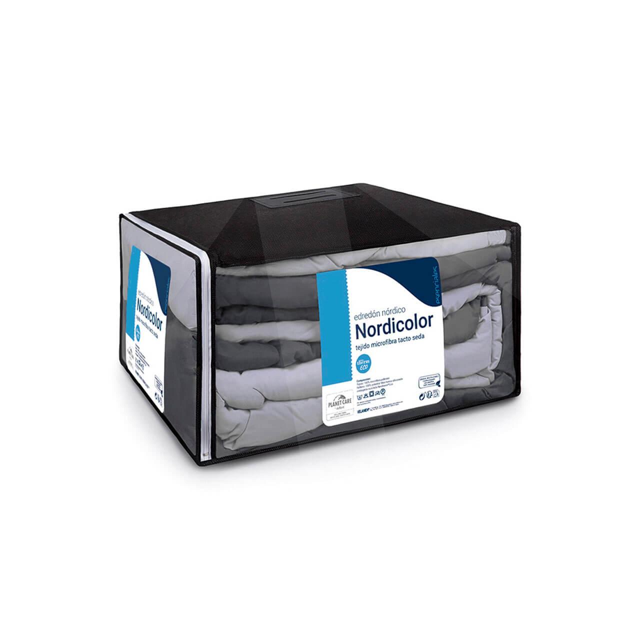 Relleno nrdico Basic Bicolor; gris / perla