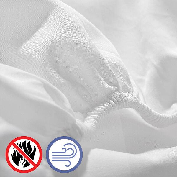 Sbana bajera Basic ignfuga; ajustable por goma