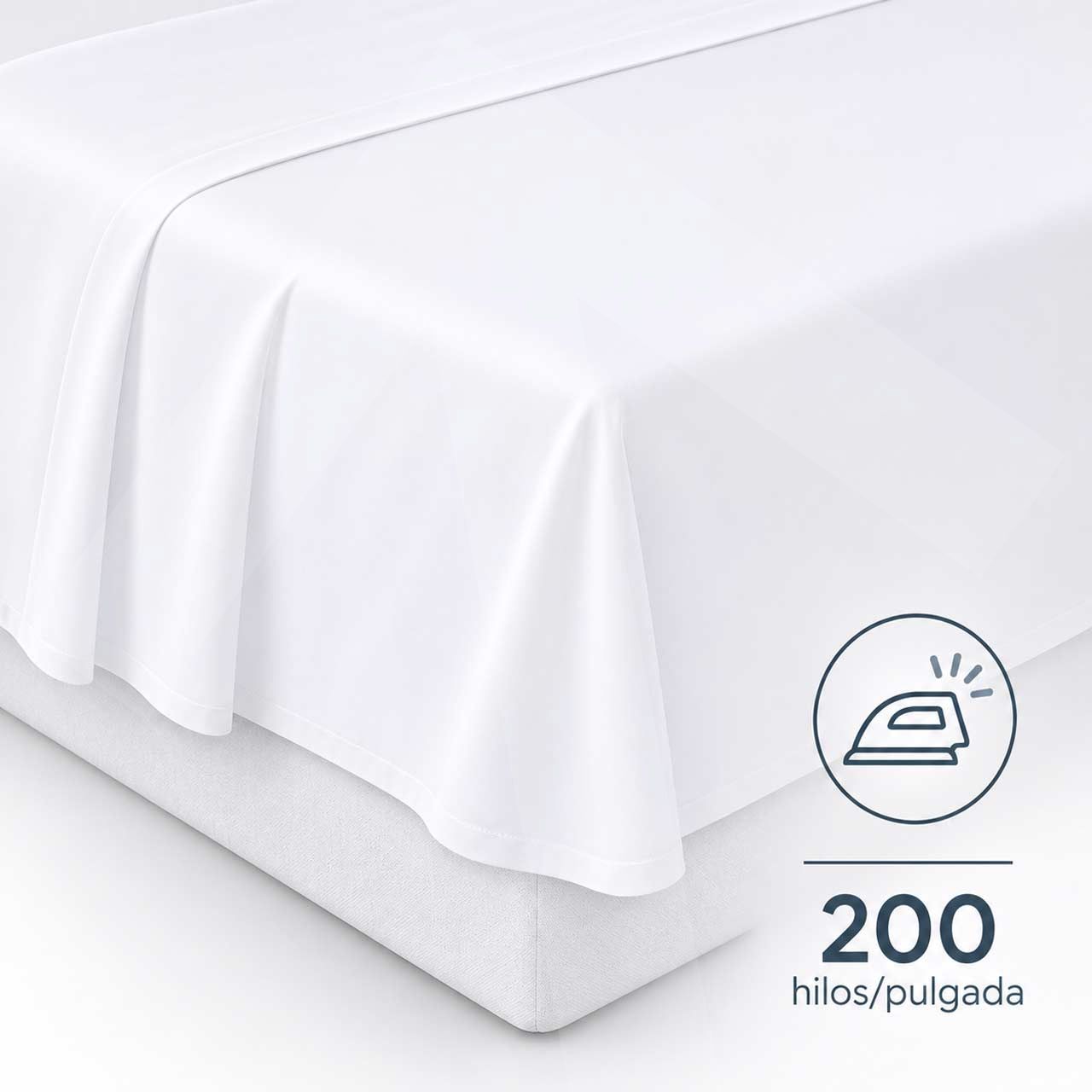 S�bana encimera Premium 200 hilos; f�cil planchado