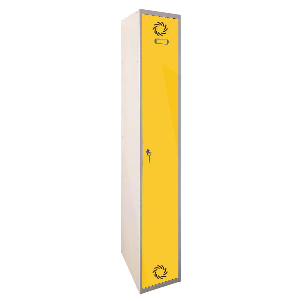 Taquilla modular Eco 1 puerta; color puerta RAL 1021 (Amarillo)