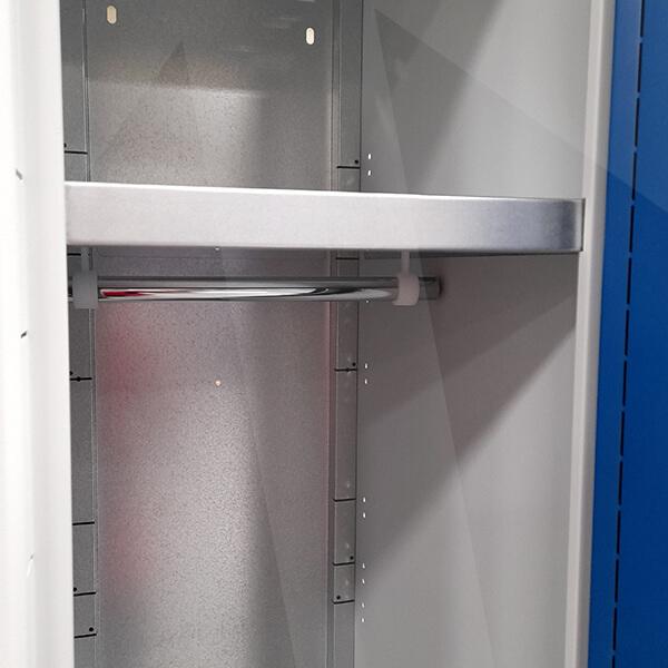 Taquilla modular Eco 1 puerta; bandeja y barra