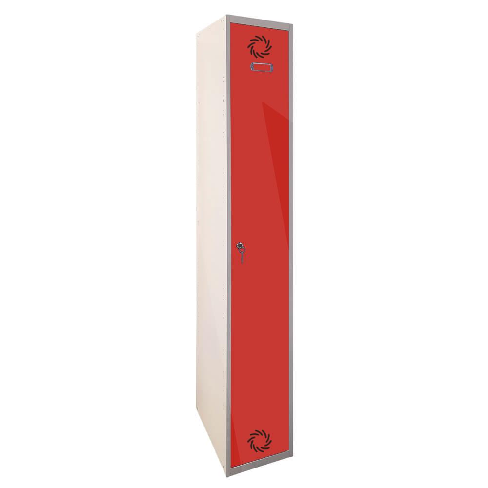 Taquilla modular Eco 1 puerta; color puerta RAL 3000 (Rojo)