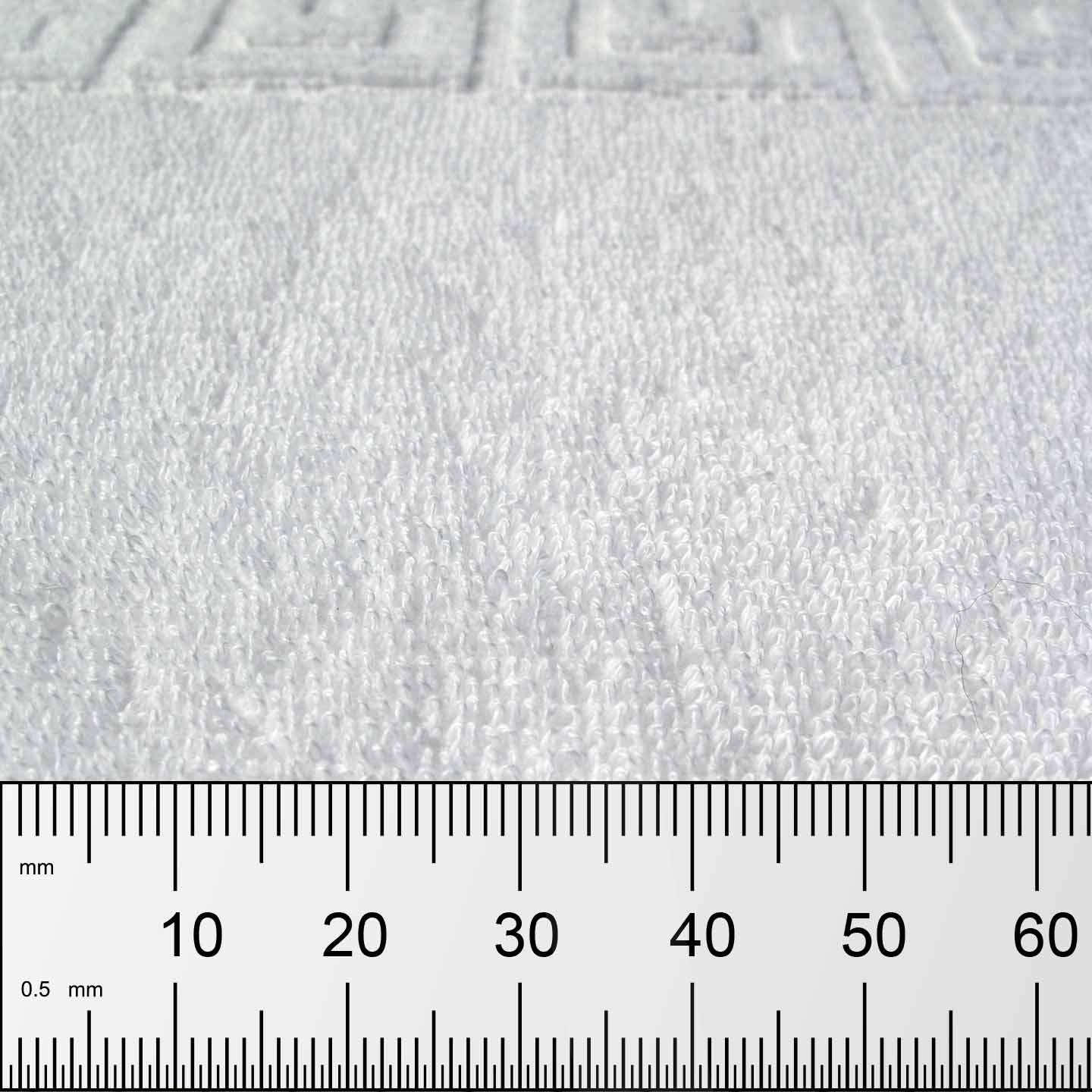 Toalla de bao Eco; detalle tejido greca