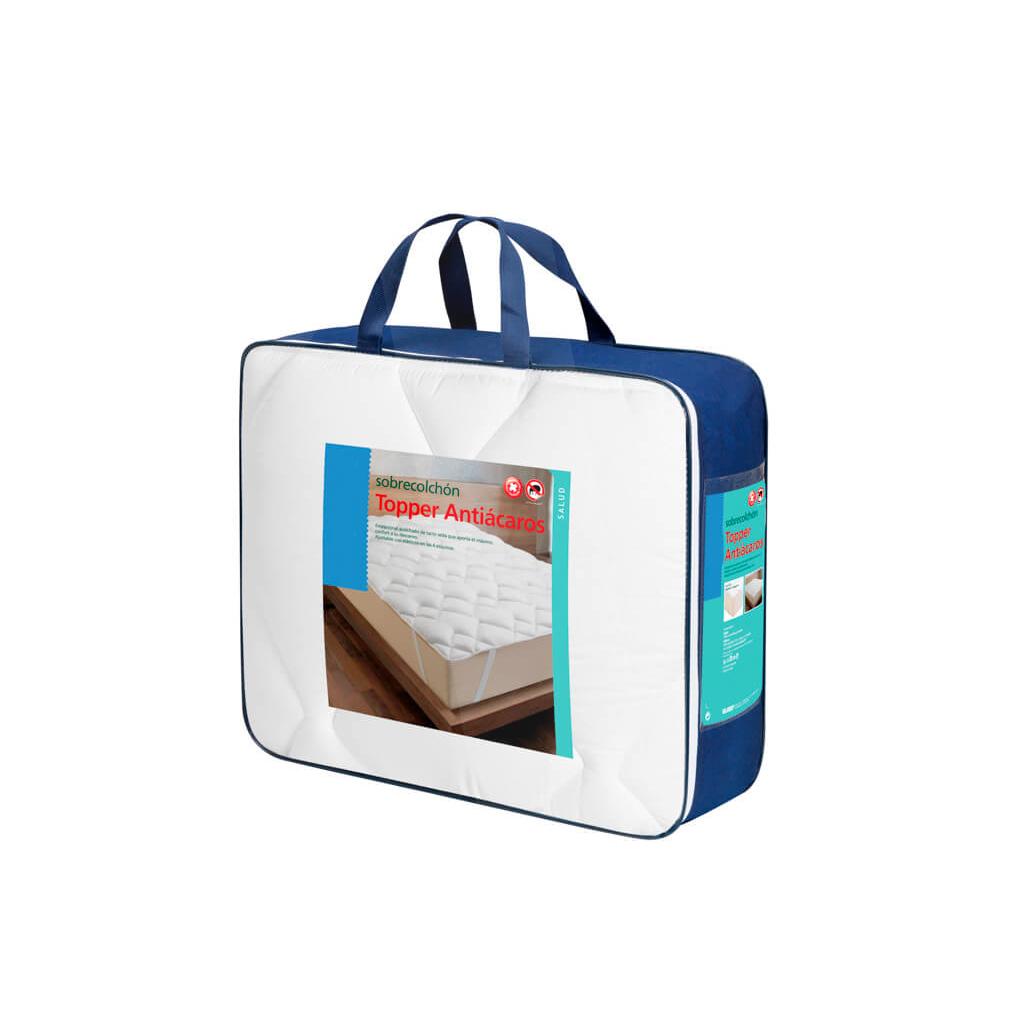 Topper de fibra Economy anticaros; packaging