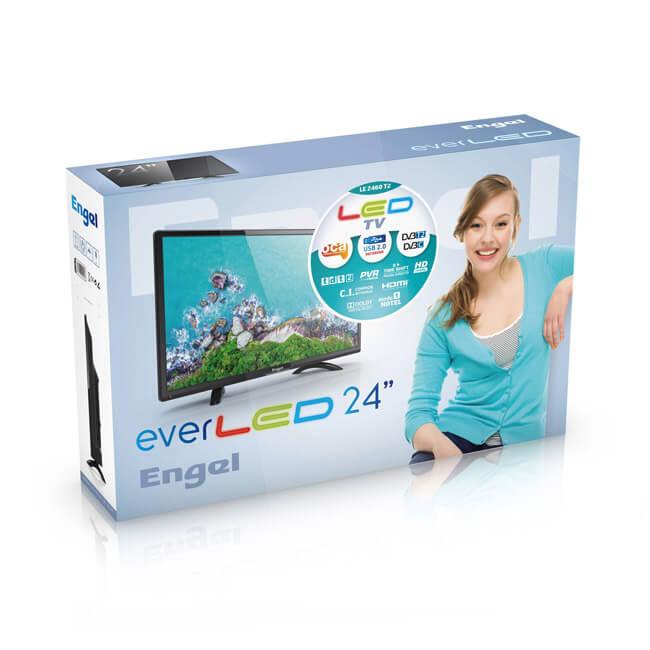 TV LED HOTEL 24" ENGEL; embalaje / packaging