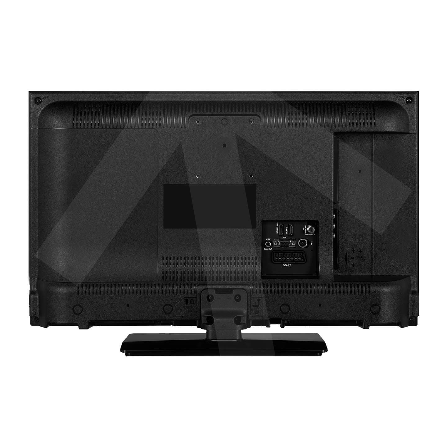 TV LED HOTEL 24" HITACHI; vista trasera