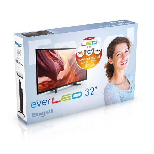 TV LED HOTEL 32" ENGEL; embalaje / packaging