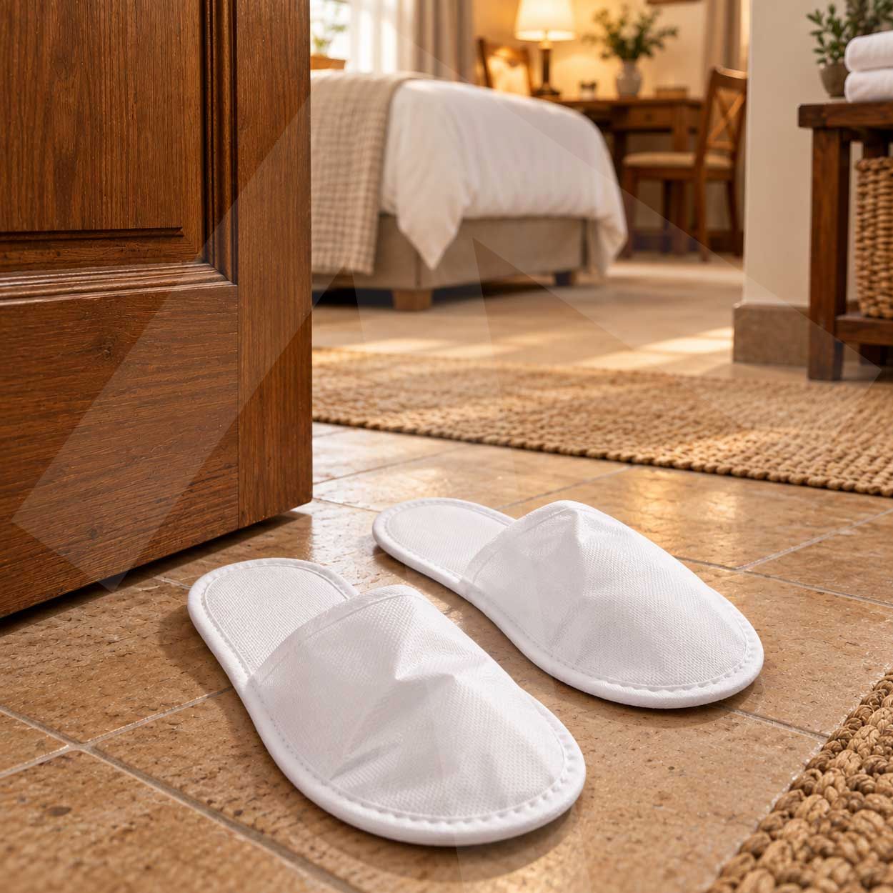 Zapatillas hotel Economy (x350 pares); suela antideslizante