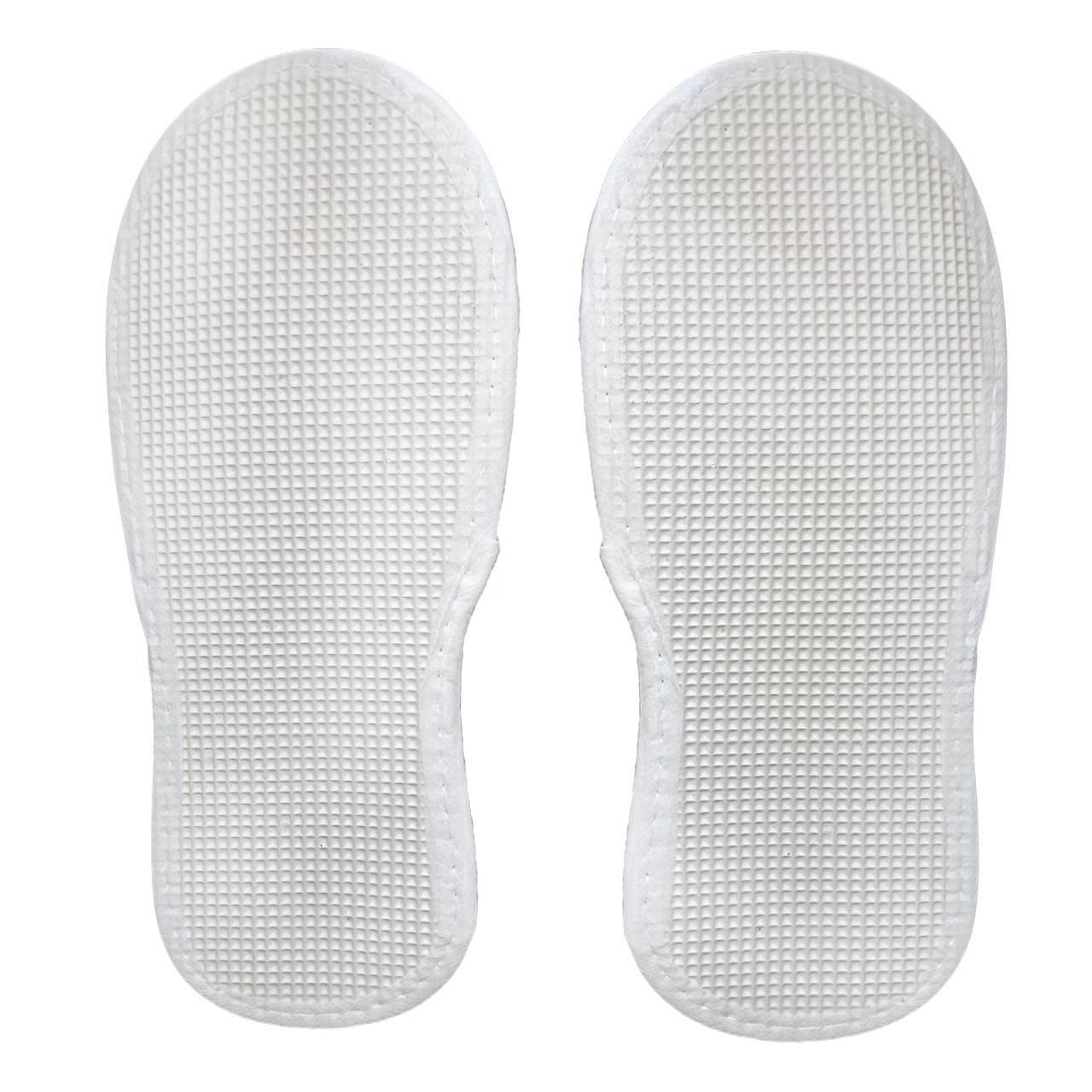 Zapatillas hotel Rizo cerradas (x250 pares); suela de 3mm antideslizante