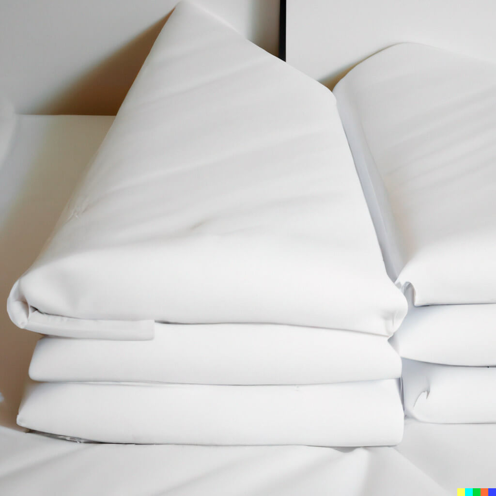 Sábanas blancas, óptimas como sábanas para hotel / hostelería